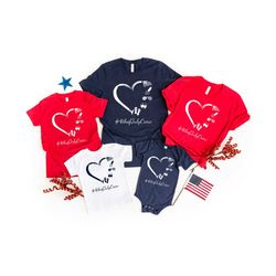 4th Of July Crew Shirt, Family Matching Shirt, American Shirt, Matching Patriotic Shirt, Fireworks Flip Flops, American