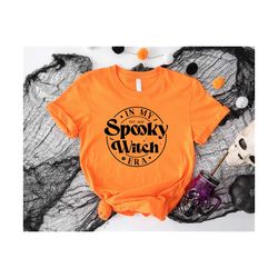 in my spooky witch era shirt, girls halloween sweatshirt, witches club halloween party shirt, spooky girl shirt, spooky
