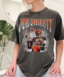 comfort colors 90s vintage inspired joe shiesty tshirt, joe burrow shirt, joe brrr shirt, cincinnati bengals, king