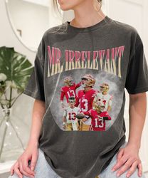 comfort colors 90s vintage inspired mr irrelevant tshirt, brock purdy 13 shirt, mr irrelevant shirt, san francisco 49ers