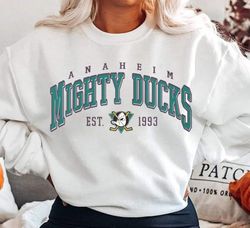 anaheim mighty ducks sweatshirt, anaheim ducks tee, hockey sweatshirt, anaheim ducks vintage hoodie, hockey fan shirt