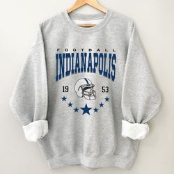 indianapolis football sweatshirt, vintage style indianapolis football crewneck sweatshirt, america football hoodie, foot