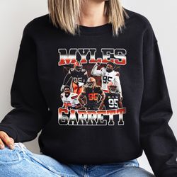 premium myles garrett sweatshirt, myles garrett t-shirt, football shirt, myles garrett graphic tee, gift for him and her