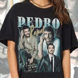 premium pedro pascal vintage t-shirt, pedro pascal sweatshirt, gift for women and man unisex t-shirt, pedro pascal hoodi