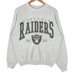 vintage raiders football sweatshirt, nfl las vegas football shirt