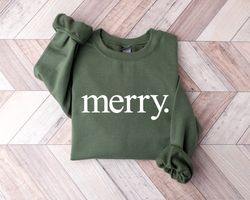 christmas sweatshirt, merry christmas sweatshirt, christmas shirt for women, christmas crewneck sweatshirt, holiday swea
