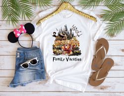 universal studios family matching  2023 shirt, universal family vacation shirts, universal jurassic hp  matching shirts,