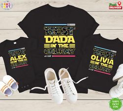 star wars family shirts, best mama in the galaxy shirt, best dada in the galaxy shirt, galaxy edge shirt, star wars dad