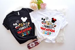 custom 2024 disney family vacation shirts, disney family matching tshirt, disney family 2024, disney trip tee, disneylan