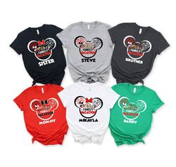 custom disney family matching tshirt, disney family vacation shirts, disneyland shirts, disney family shirt, disney trip