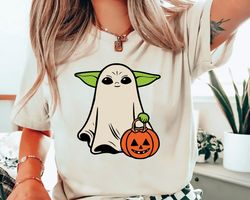 baby yoda halloween shirt, disney star wars fall shirt, pumpkin season disney shirt, matching halloween shirt, disneylan