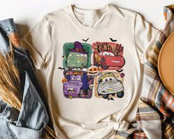 disney cars halloween shirt, lightning mcqueen shirt, trick or treat shirt, pixar cars fall shirt, pumpkin shirt, spooky
