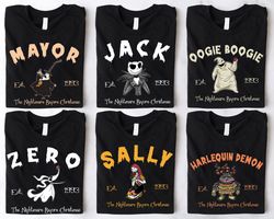 nightmare before christmas shirt, disney halloween shirt, jack skellington sally halloween shirt, oogie boogie shirt, sp