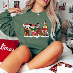 Disney Christmas Minnie Coffee Sweatshirt,Mickey Christmas Sweatshirt,Minnie Christmas,Christmas Squad,Christmas Crew,Di