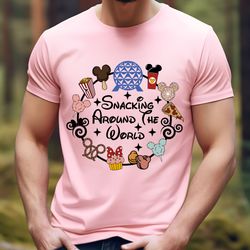 Snacking Around the World T-Shirt, Disney Snacks Shirt, Magic Kingdom Snacking Shirt, Disney Snacking Shirt, Epcot shirt