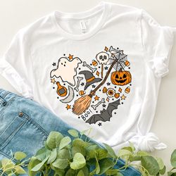 Vintage Halloween Tshirt, Halloween Tshirt, Halloween Shirts for Women, Halloween Crewneck