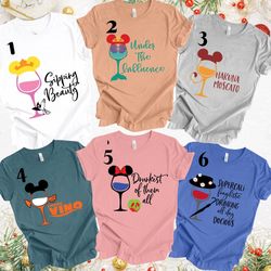 disney wine shirt, wine princess shirt, wine festival, drinking tee, disney drinking around the world shirt, princess dr