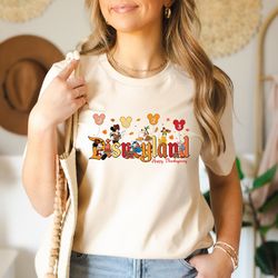 disneyland happy thanksgiving shirt, mickey and friends, thanksgiving gifts, fall mickey tee turkey day, mouse balloon,