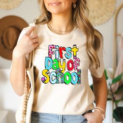 first day of school shirt, student gifts, school shirt, first day of school, teacher shirt, back to school shirt, teache