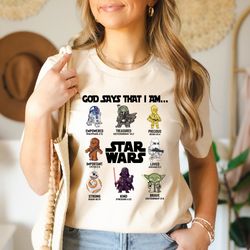 good says that i am tshirt, star wars characters, disney star wars shirt, star wars gift for kids, family trip 2023, gif