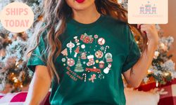 tis the season shirt, retro christmas thirt, ugly christmas crewneck, vintage christmas tee, milk and cookie shirt,