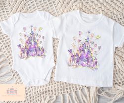 walt disney castle shirt, family matching castle shirts, magic kingdom castle shirt, womens castle tee, kids castle home