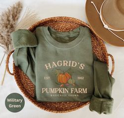 hagrids pumpkin patch sweatshirt, pumpkin patch shirt, fall sweatshirt, hp fan gift, potterhead gift, wizard tee, fall s