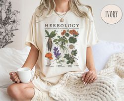 herbology comfort colors plants shirt, magical herbs shirt, botanical shirt, plant lover shirt, gardening shirt, shirt f