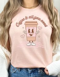 valentine day couple shirt coffee lover gift shirt valentine coffee top womens valentines day apparel valentines day shi