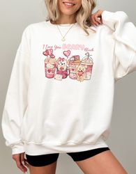 valentine day shirt, valentine sweater ,girl valentine sweatshirt ,valentines day gift, animal crewneck sweatshirt, ice