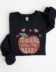 valentines day gift for teacher tshirt, heart valentine sweatshirt, teacher valentine gift from student, teacher valenti