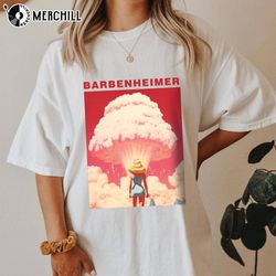 barbenheimer tshirt barbie shirt women movie lover gift - happy place for music lovers