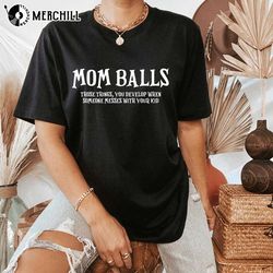 baseball softball mom shirt mom balls gift for mothers day - happy place for music lovers