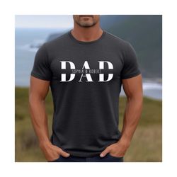 custom dad tshirt, personalized dad shirt with kids names, personalized father's day shirt, gift for new dad, custom dad