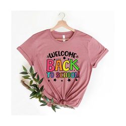welcome back to school shirt, back to school, let's do this, hello first grade,teacher shirt, first grade teacher, first