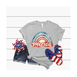 vintage merica shirt, retro merica rainbow shirt, patriotic rainbow shirt, america shirt,stars and stripes shirts, 4th o