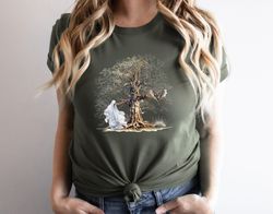 halloween haunted tree shirt, vintage halloween,halloween scarecrow shirt, horror night tee, darkest brew halloween shir