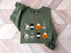 halloween shirt, fall coffee shirt, halloween coffee shirt, halloween t-shirt, halloween crewneck, pumpkin spice shirt,