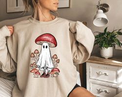 halloween sweater, funny mushroom shirts, cottagecore shirt, magic mushroom shirt, halloween vintage shirt, botanical sh