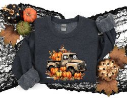 fall pumpkin truck shirt, fall pumpkin truck tee, autumn vibes, autumn shirt, fall shirt, pumpkin shirt