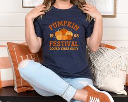 pumpkin festival gourd vibes only sweatshirt, gift for fall lover, halloween pumpkin 1968 sweatshirt, fall pumpkin sweat