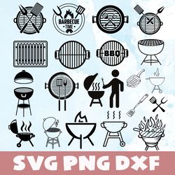 barbecue svg,png,dxf,barbecue svg bundle,png,dxf,vinyl cut file, png, ai printable design files