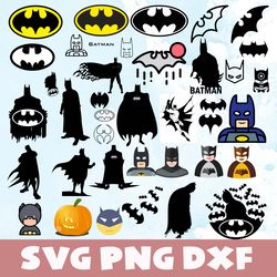 batman dc logo svg,png,dxf,batman dc logo svg bundle,png,dxf,vinyl cut file, png, ai printable design files