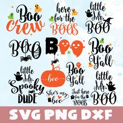 boo halloween svg,png,dxf,boo halloween bundle svg,png,dxf,vinyl cut file, png, ai printable design file