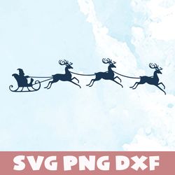 christmas sleigh svg,png,dxf,christmas sleigh bundle svg,png,dxf,vinyl cut file, png