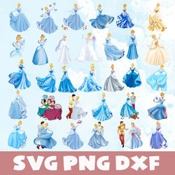 cinderella disney svg,png,dxf,cinderella disney bundle svg,png,dxf, vinyl cut file, png