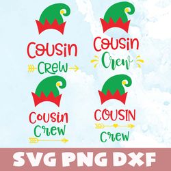 cousin crew christmas svg,png,dxf, cousin crew christmas bundle svg, png, dxf, vinyl cut file, png