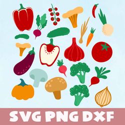 vegetables svg,png,dxf, vegetables bundle svg,png,dxf,vinyl cut file, png, cricut