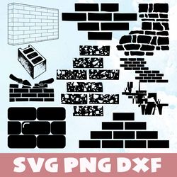 bricks svg,png,dxf, bricks bundle svg,png,dxf,vinyl cut file,png, cricut