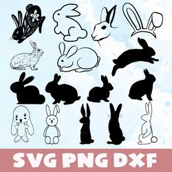 bunny svg,png,dxf, bunny bundle svg,png,dxf,vinyl cut file,png, cricut